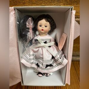 Madame Alexander Doll - Party Dress Wendy.
Pink Doll with Black Accents